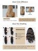 Reddish Brown Highlight Light Brown Side Bang Synthetic Mid-length Wig -  