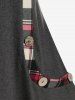 Plus Size Handkerchief Plaid Tee -  
