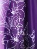 Plus Size Colorblock Heart Floral Print Modest Tankini Top -  