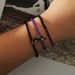 3Pcs Halloween Beaded Bat Bracelets -  
