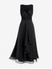 Plus Size Plunge Draped Ruffle High Low Cocktail Party Maxi Dress -  