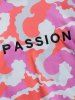 PASSION Embroidered Fleece Lining Camo Hoodie -  