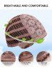 Perruque Synthétique Longue Ondulée à Frange Air - Finch Rosé Ensemble de 1 Pièce 28 pouces