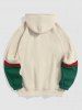 Colorblock Graphic Hoodie -  