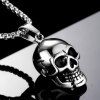Gothic Unisex Skull Pendant Necklace -  