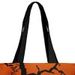 Halloween Cat Tree Canvas Tote Bag - Orange 