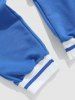 Pantalon de Jogging avec Lettre CALIFORNIA à Cordon - Bleu S