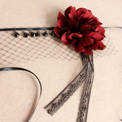 Halloween Lace Face Covering Veil Headwear Masquerade Party Half Face Death Mask