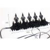 Halloween Dark Gothic Black Crown Wreath Headband -  
