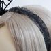 Halloween Spider Web Rose Masquerade Party Hairband -  