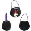 Sac de Bonbons D'Halloween Rond Cadeau - Noir 