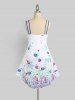 Robe Petite Etoile de Mer et Coquille Extensible à Bretelle de Vie - Blanc 1X