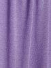 ROSEGAL T-shirt Grande Taille à Col en Forme de Cœur - Iris Pourpre 1X