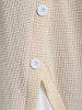Plus Size Shirt Collar Two Tone Long Sleeves 2 in 1 Sweater -  