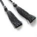 Tassel Braided Embroidered Wide Waist Belt -  