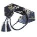 Tassel Braided Embroidered Wide Waist Belt -  