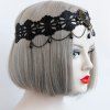 Gothic Lace Rhinestone Headband Hair Accessories -  
