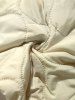 Solid Color Quilt Beam Feet Pants -  