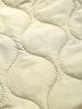 Solid Color Quilt Beam Feet Pants -  