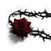 Gothic Rose Thorn Adjustable Choker Necklace -  