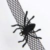 Collier Ras de Cou Toile D'araignée en Résille Halloween - Noir 