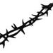 Gothic Cosplay Thorns Choker Necklace -  