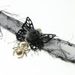Halloween Spider Butterfly Fringe Choker Necklace -  