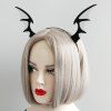 Bandeau de Cheveux D'Halloween de Soirée Cosplay Corne de Diable - Noir 