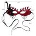 Halloween Half Face Rose Cosplay Nightclub Mask -  