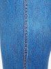 Plus Size Checked Panel Jeggings -  