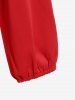 Robe de Soirée Mi-Longue Moulante Tordue de Grande Taille à Manches Raglan - Rouge 5X