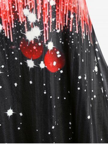 Plus Size 3D Sparkles Pinstripes Printed Short Sleeves Tee