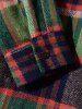 Double Pockets Design Plaid Pattern Flannel Shacket -  