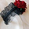 Gothic Lolita Rose Lace Hairband Masquerade Party Hair Accessories -  
