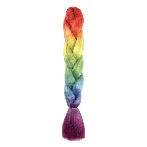 Gradient Color Dreadlocks Hair Extensions - MULTI