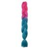 Extension de Cheveux Longue en Blocs de Couleurs Rose et Bleu - Multi 