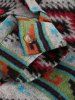 Ethnic Style Geometric Pattern Corduroy Spliced Shacket -  