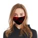 Gothic Bloody Skull Scuba Knit Washable Mask -  