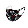 Gothic  Butterfly Rose Skull Washable Mask -  