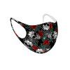 Gothic Spider Web Skull Rose Washable Mask -  