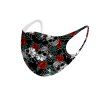 Gothic Spider Web Skull Rose Washable Mask -  