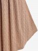 Plus Size Sweetheart Neck Crossover Knit Top -  