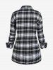 Plus Size Classic Checked Shirt -  