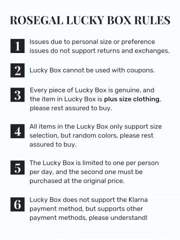 ROSEGAL Box - Plus Size 1*Random Clothing