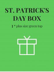 ROSEGAL Boîte - Grande Taille 1 * Top Vert Aléatoire De La Saint-Patrick - Vert L