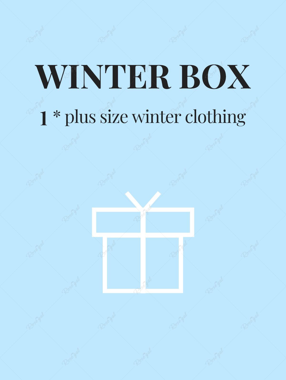 Buy ROSEGAL Box - Plus Size 1*Random Winter Clothing  
