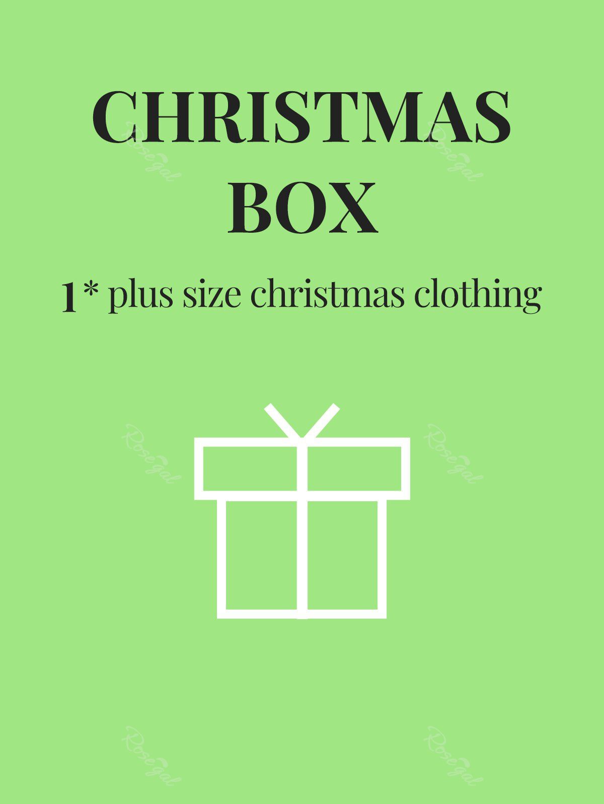 Cheap ROSEGAL Box - Plus Size 1*Random Christmas Clothing  