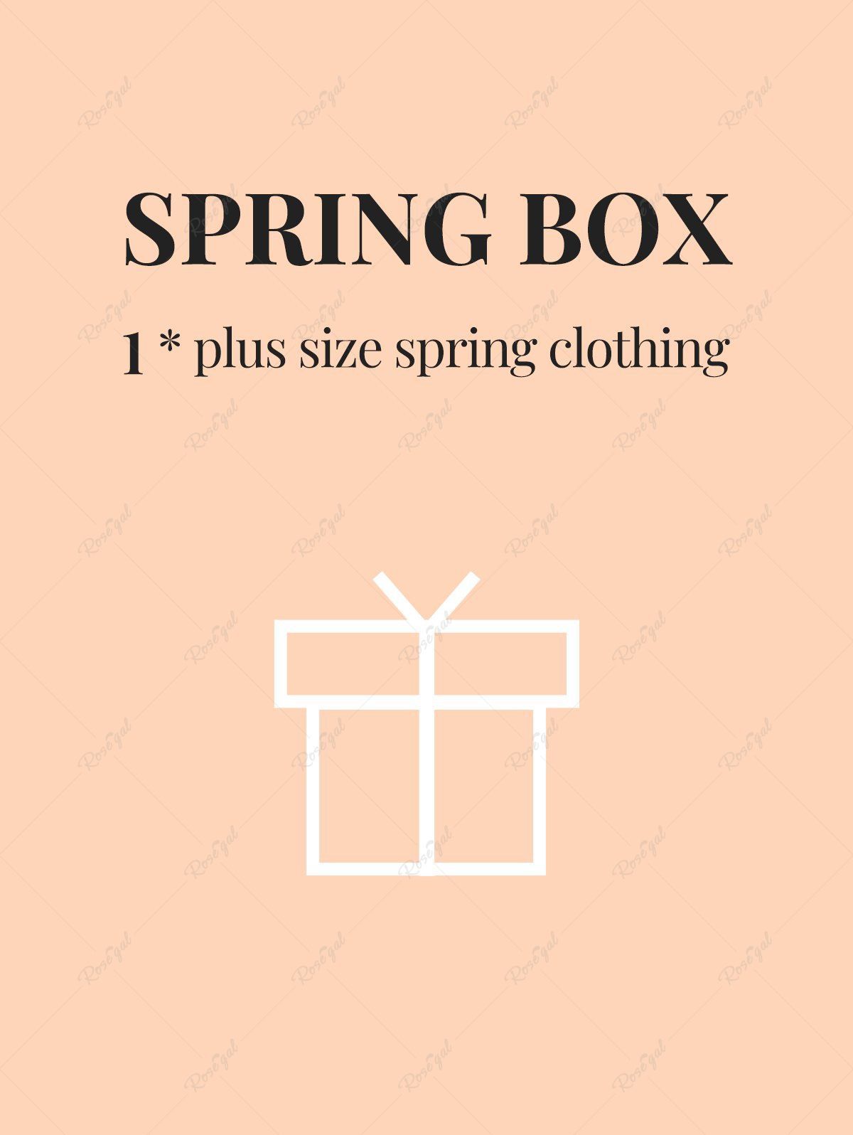 Online ROSEGAL Box - Plus Size 1*Random Spring Clothing  