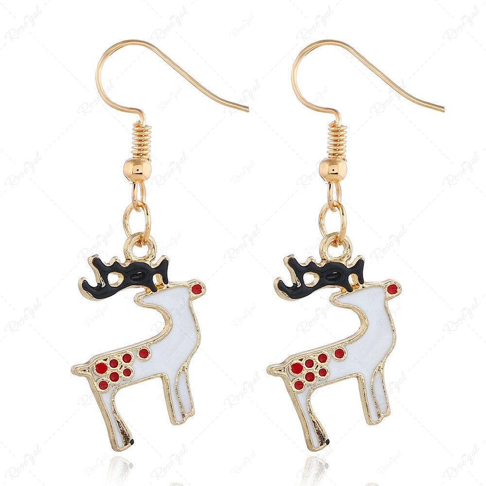 Best Christmas Elk Drop Earrings  