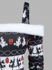 Halloween Witch Pumpkin Geometric Pattern Cold Shoulder Knit Dress -  
